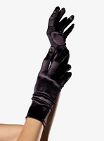 Wrist Length Satin Gloves