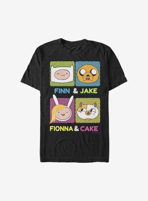 Adventure Time Finn Fionna Cake Jake T-Shirt