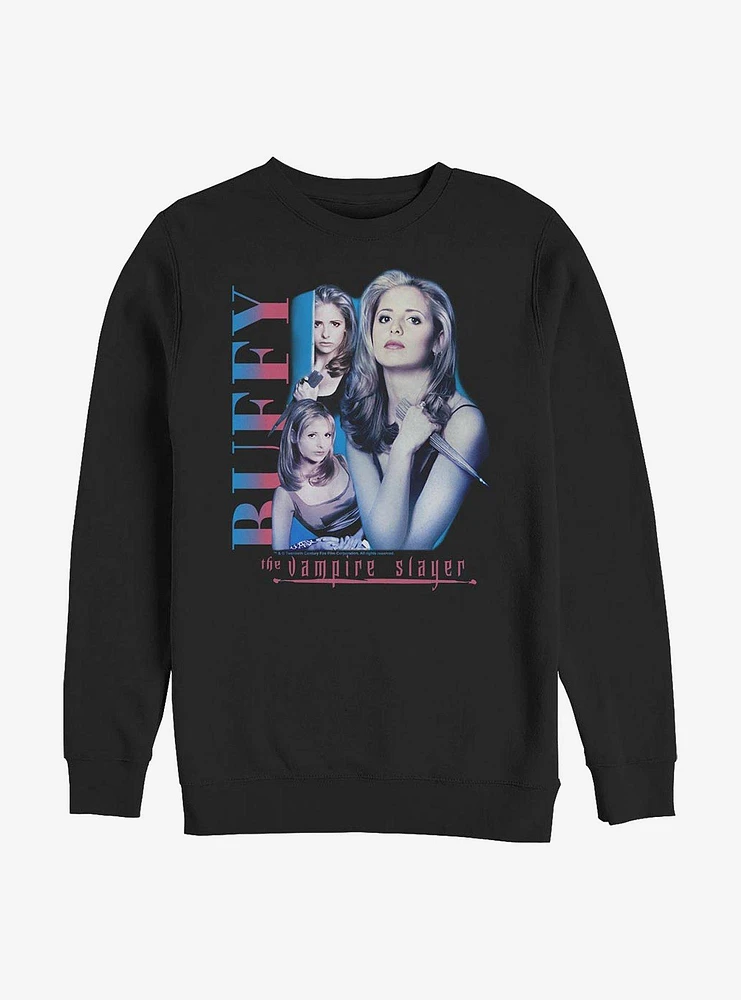 Buffy The Vampire Slayer Collage Crew Sweatshirt