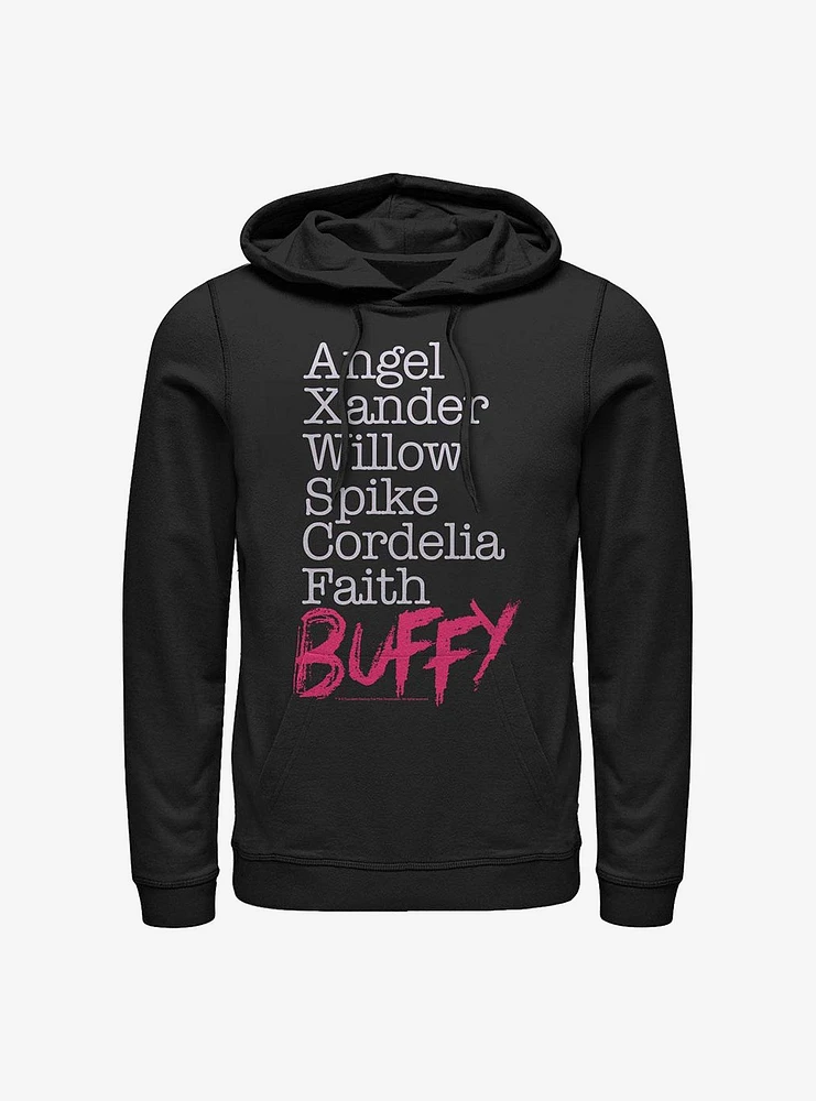 Buffy The Vampire Slayer Namestack Hoodie