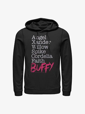 Buffy The Vampire Slayer Namestack Hoodie