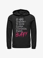 Buffy The Vampire Slayer Namestack Hoodie