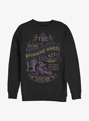 Disney Sleeping Beauty Spinning Wheel Crew Sweatshirt