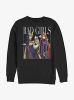 Disney Villains Bad Girls Pose Crew Sweatshirt