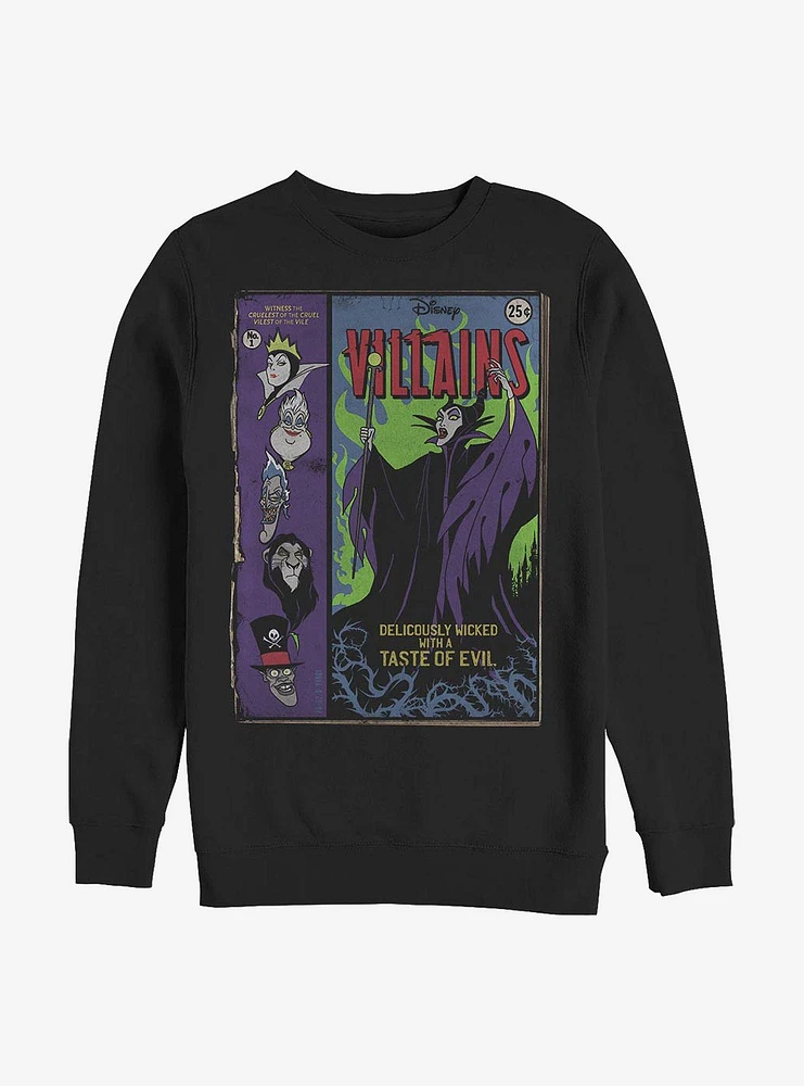 Disney Villains Spell Castor Crew Sweatshirt