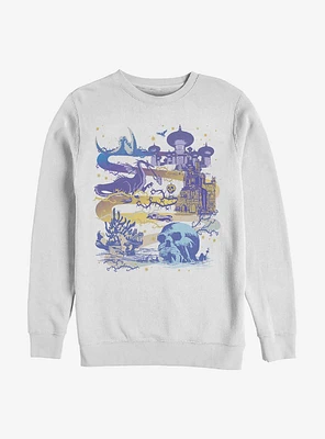 Disney Villains Map Crew Sweatshirt