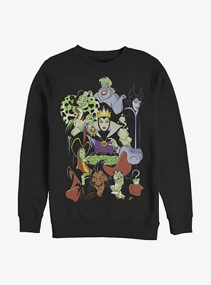 Disney Villains Worst Dinner Party Ever Crew Sweatshirt