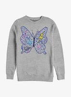 Julie And The Phantoms Butterfly Doodles Crew Sweatshirt