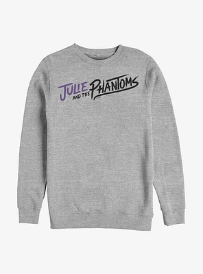 Julie And The Phantoms Curved Logo Crew Sweatshirt