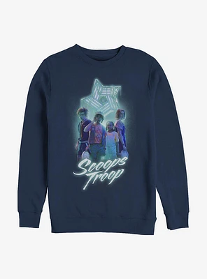 Stranger Things Scoops Troop Crew Sweatshirt