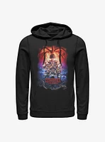 Stranger Things Group Pumpkins Poster Hoodie