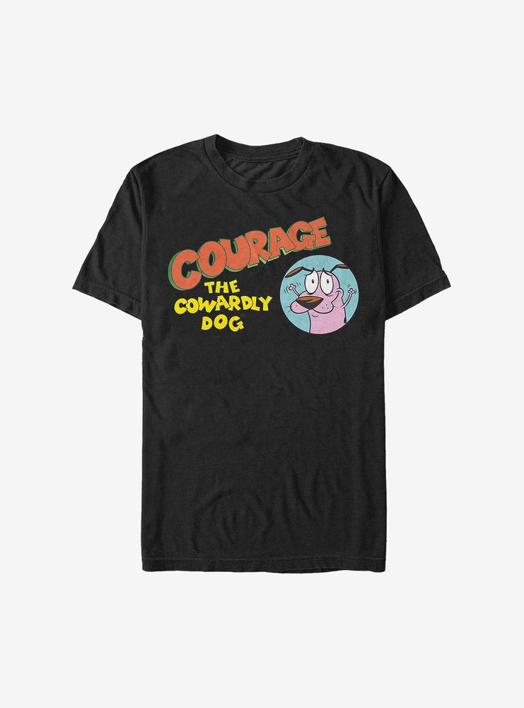 Courage The Cowardly Dog Logo T-Shirt