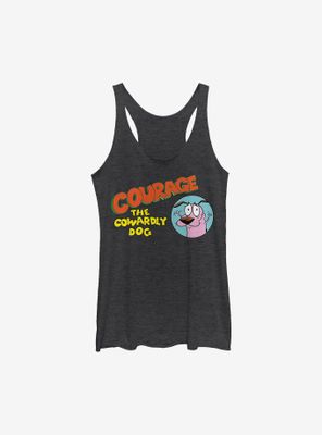 Courage The Cowardly Dog Logo Womens Tank Top