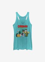 Courage The Cowardly Dog Logo Scene Womens Tank Top