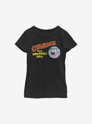 Courage The Cowardly Dog Logo Youth Girls T-Shirt