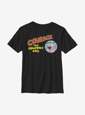 Courage The Cowardly Dog Logo Youth T-Shirt