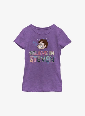 Steven Universe Believe Steve Youth Girls T-Shirt