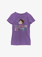 Steven Universe Believe Steve Youth Girls T-Shirt