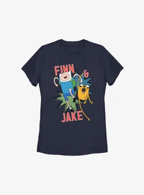 Adventure Time Jake And Finn Womens T-Shirt