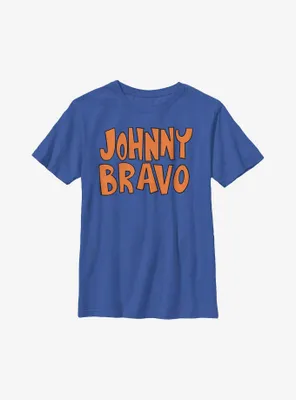Johnny Bravo Logo Youth T-Shirt