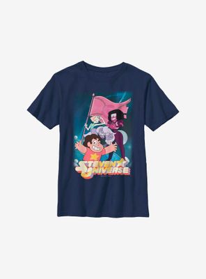 Steven Universe Flag Gems Youth T-Shirt