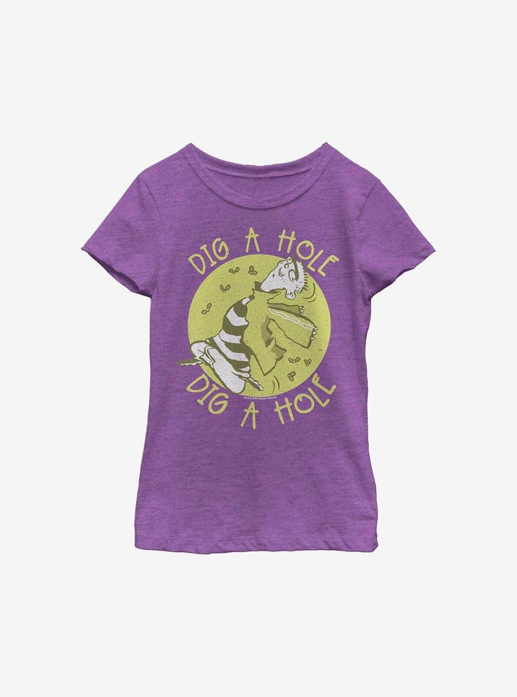 Ed, Edd N Eddy Dig A Hole Youth Girls T-Shirt