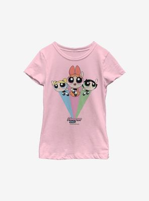 The Powerpuff Girls Trio Flying Youth T-Shirt