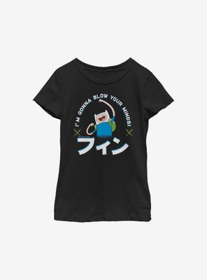 Adventure Time Finn I'm Gonna Blow Your Minds Youth Girls T-Shirt