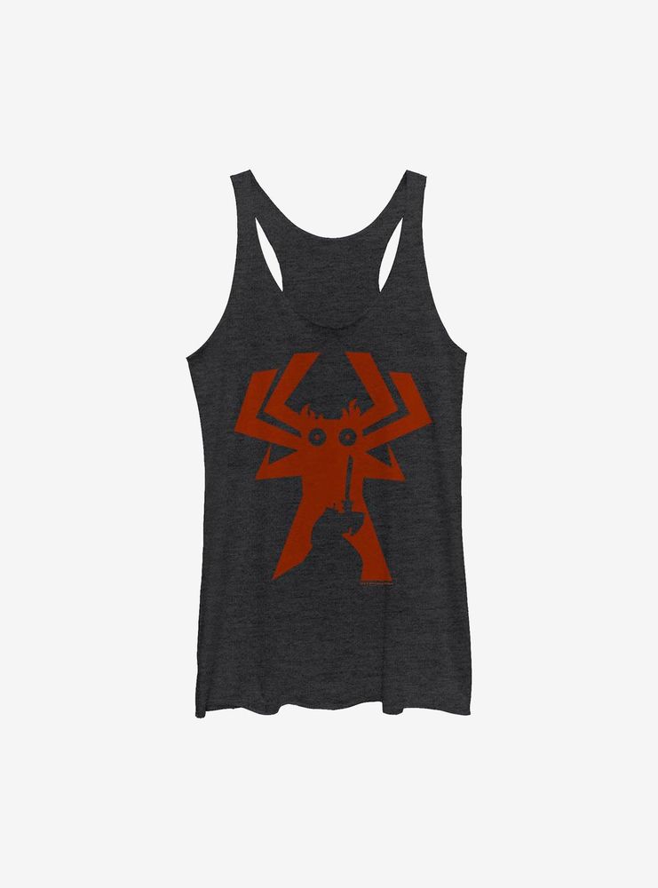 Samurai Jack Jack-Aku Silhouette Womens Tank Top