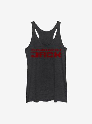 Samurai Jack Stressed Logo Womens Tank Top