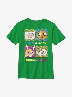 Adventure Time Finn Fionna Cake Jake Youth T-Shirt