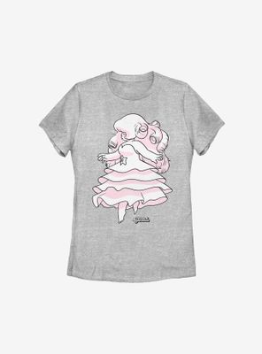 Steven Universe Rose Sketch Womens T-Shirt