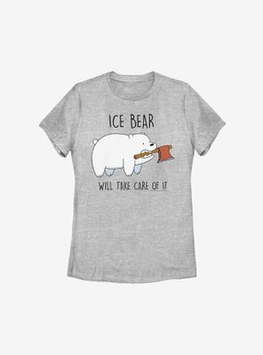We Bare Bears Ice Bear Take Care Womens T-Shirt