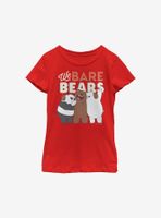 We Bare Bears Youth Girls T-Shirt