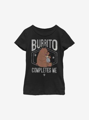 We Bare Bears Burrito Youth Girls T-Shirt