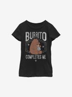 We Bare Bears Burrito Youth Girls T-Shirt