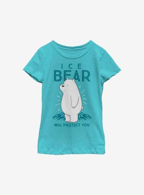 We Bare Bears Ice Bear Youth Girls T-Shirt