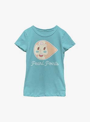 Steven Universe Pearl Points Youth Girls T-Shirt