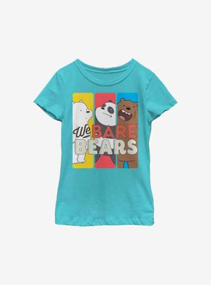 We Bare Bears Tri Youth Girls T-Shirt