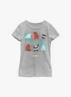 We Bare Bears Win Youth Girls T-Shirt