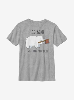 We Bare Bears Ice Bear Take Care Youth T-Shirt