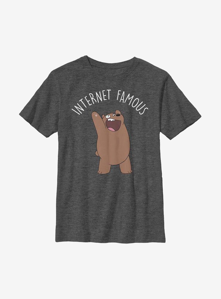We Bare Bears Internet Famous Youth T-Shirt