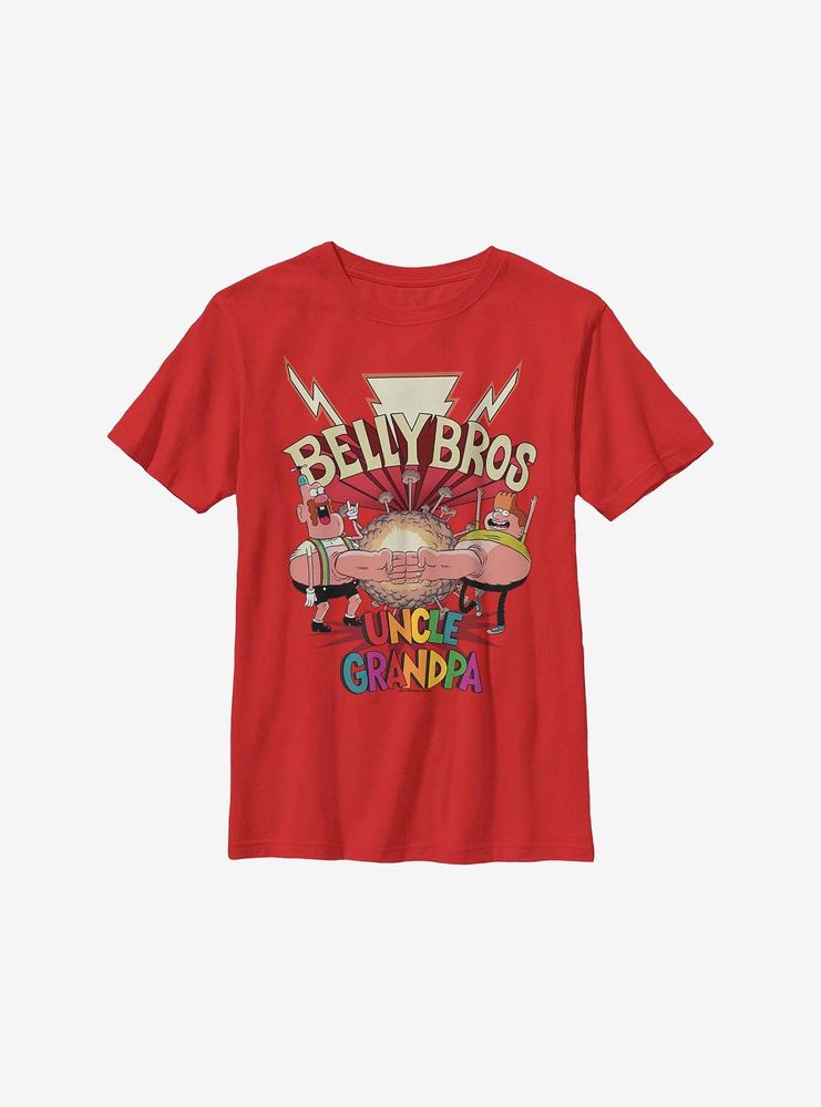 Uncle Grandpa Belly Bros Youth T-Shirt