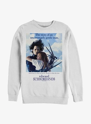 Edward Scissorhands Couple Poster Crew Sweatshirt