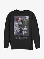 Edward Scissorhands Ed Dots Crew Sweatshirt