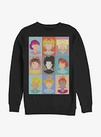 Edward Scissorhands Haircuts By Crew Sweatshirt