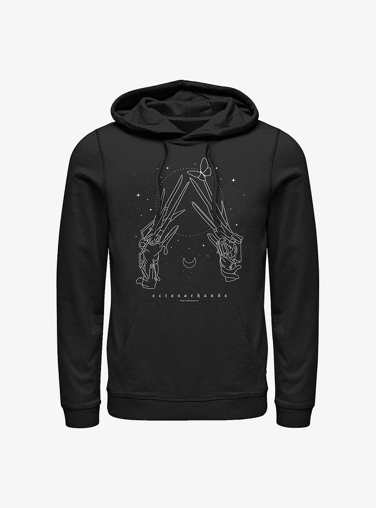 Edward Scissorhands Celestial Scissors Hoodie Hot Topic Web Exclusive