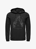 Edward Scissorhands Celestial Scissors Hoodie Hot Topic Web Exclusive