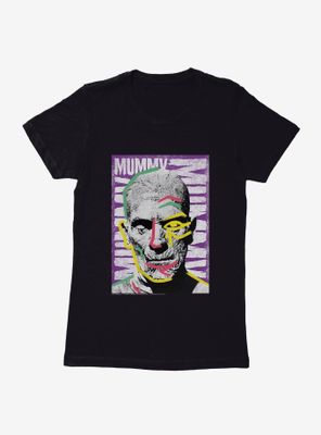 Universal Monsters The Mummy Face Paint Womens T-Shirt