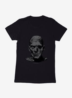 Universal Monsters The Mummy Skull Face Womens T-Shirt